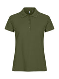 Women's Slim Fit Short Sleeve Piqué Polo Shirt