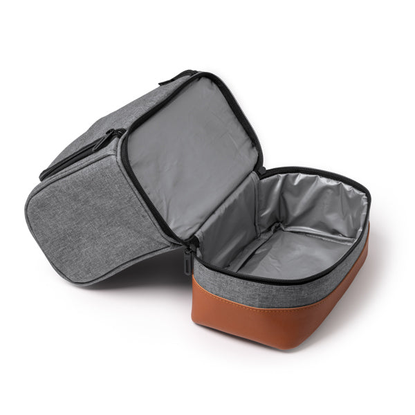 Borsa Frigo in Poliestere RPET – Design Mélange e Base in Pelle PU