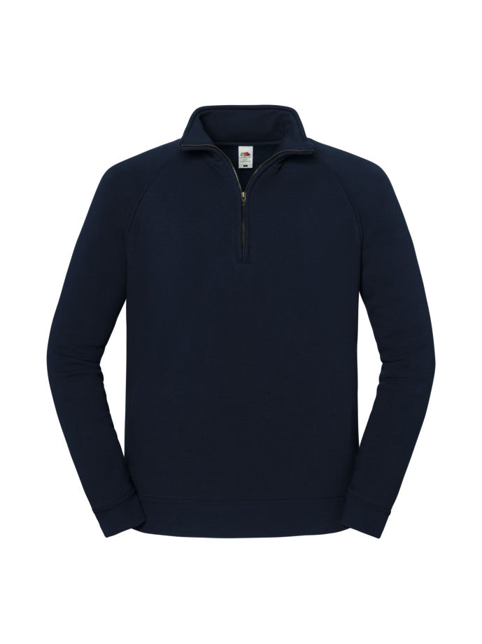 Felpa Iconic Premium Zip Neck Sweat Fruit of the Loom