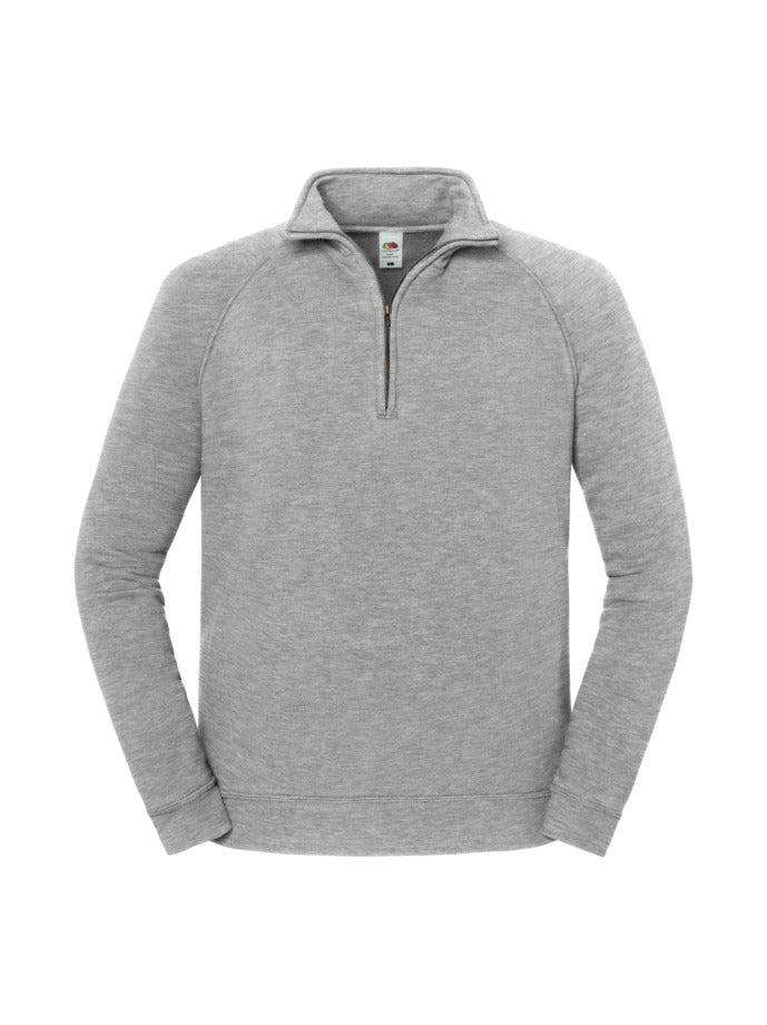 Felpa Iconic Premium Zip Neck Sweat Fruit of the Loom