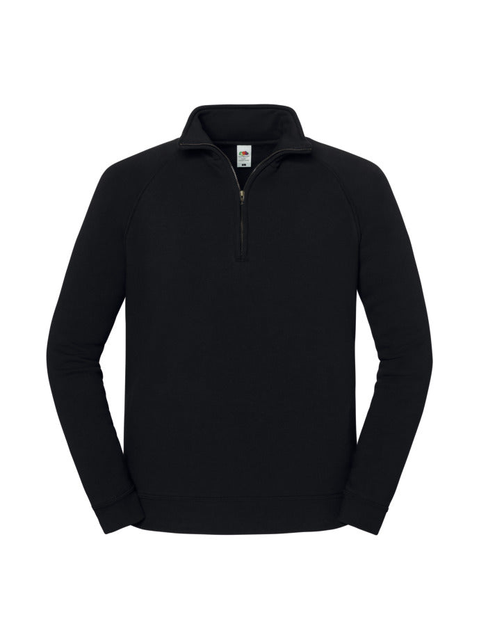 Felpa Iconic Premium Zip Neck Sweat Fruit of the Loom