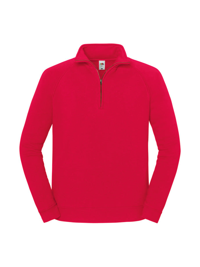 Felpa Iconic Premium Zip Neck Sweat Fruit of the Loom