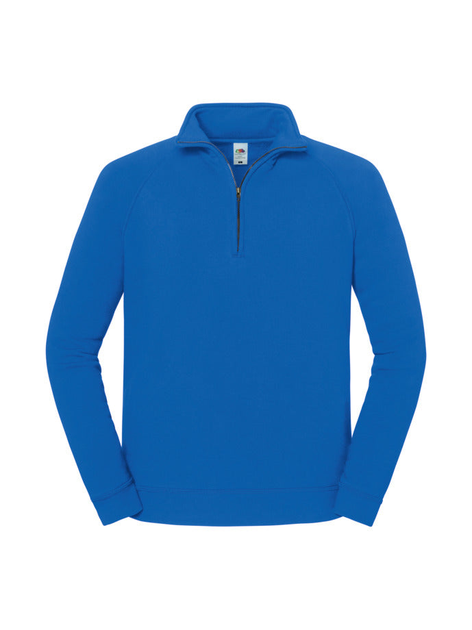 Felpa Iconic Premium Zip Neck Fruite of the Loom