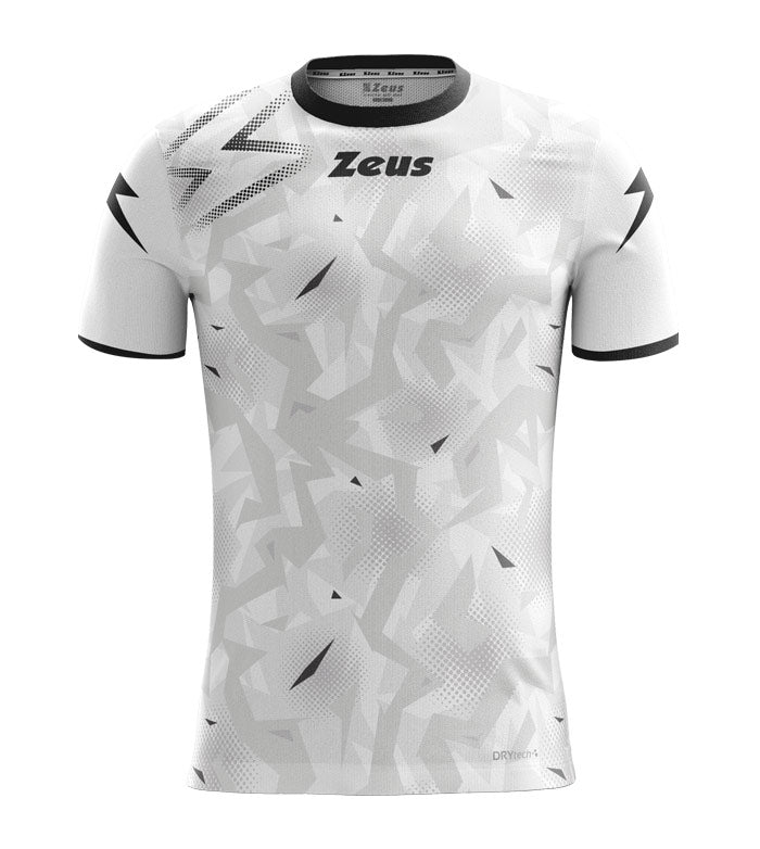 Shirt Marmo Zeus – Maglia Sportiva Slim Fit con Design Marmorizzato in Poliestere