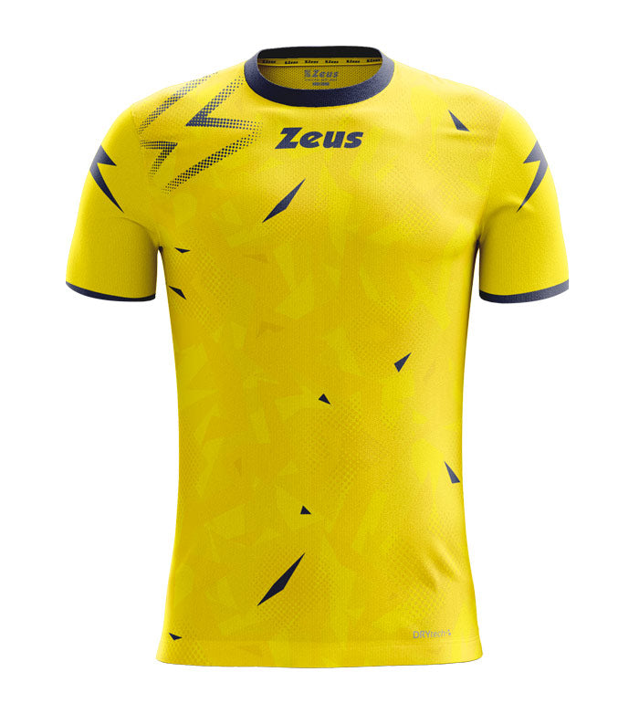 Shirt Marmo Zeus – Maglia Sportiva Slim Fit con Design Marmorizzato in Poliestere