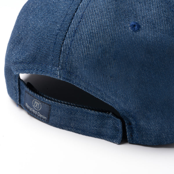 Cappello a 6 Sezioni in Denim Riciclato – Occhielli di Ventilazione