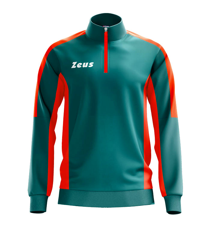 Felpa Mezza Zip Train Start