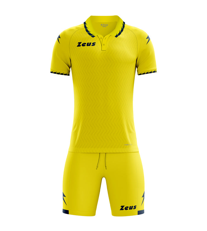 Kit Zeus SA23 – Completo Sportivo Jacquard Waveline con Colletto Polo