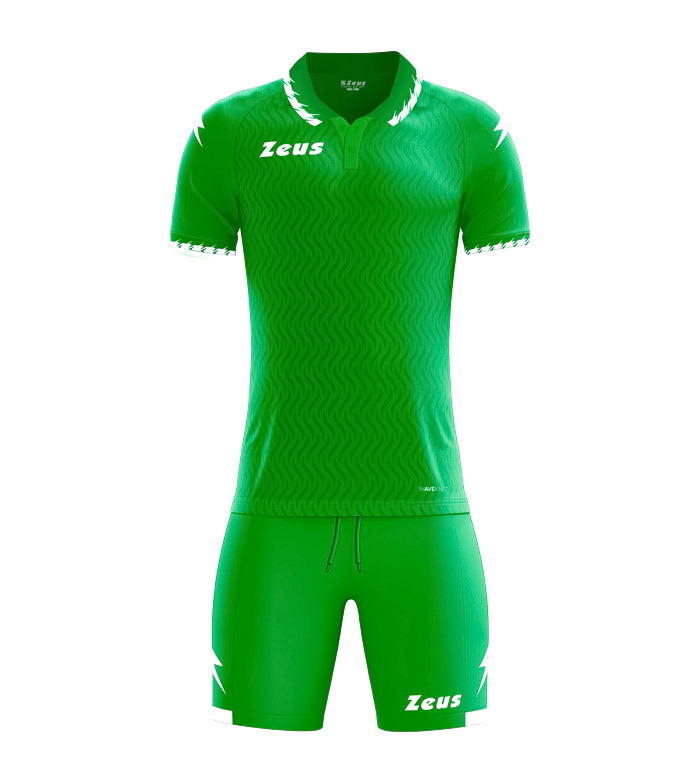 Kit Zeus SA23 – Completo Sportivo Jacquard Waveline con Colletto Polo