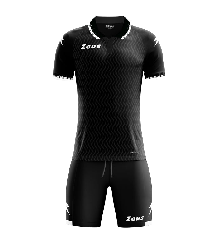 Kit Zeus SA23 – Completo Sportivo Jacquard Waveline con Colletto Polo