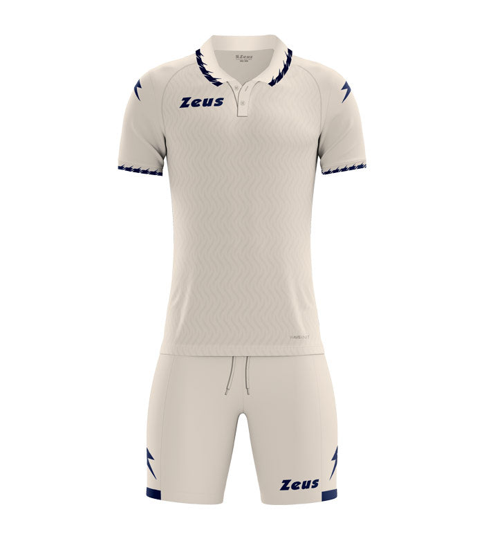 Kit Zeus SA23 – Completo Sportivo Jacquard Waveline con Colletto Polo