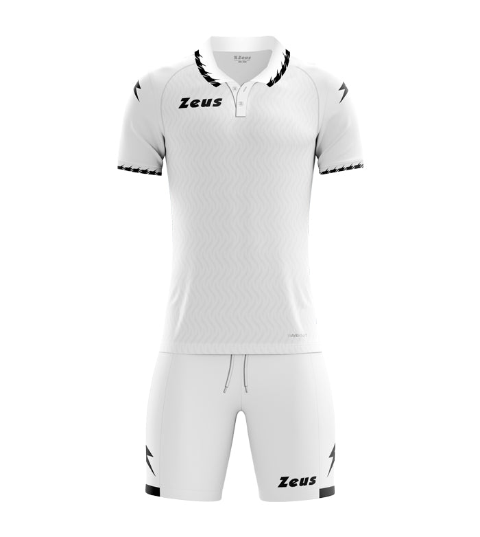 Kit Zeus SA23 – Completo Sportivo Jacquard Waveline con Colletto Polo