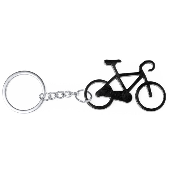 Portachiavi Giro in Alluminio a Forma di Bicicletta - Compresa Stampa