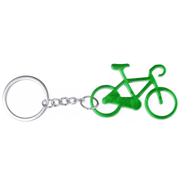 Portachiavi Giro in Alluminio a Forma di Bicicletta - Compresa Stampa