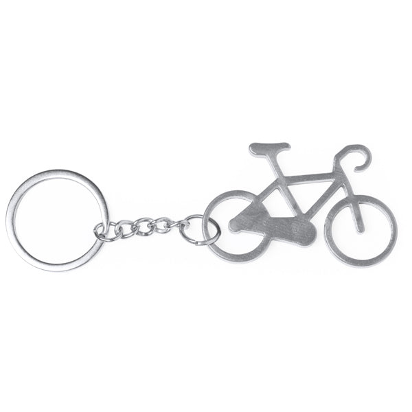 Portachiavi Giro in Alluminio a Forma di Bicicletta - Compresa Stampa