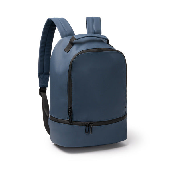 Zaino in Pelle PU – Doppio Scomparto con Zip, Tasca Dispositivi 10", Antifurto e Schienale Imbottito