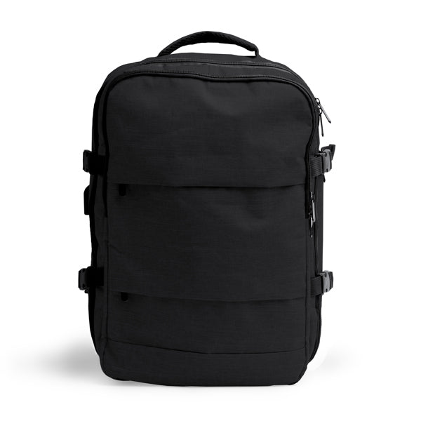 Zaino da Viaggio in RPET 30L – Laptop 17,3", USB Power Bank, Antifurto, Scarpe e Trolley