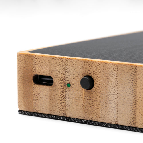 Altoparlante Wireless Solare in Bambù e RPET | 3W