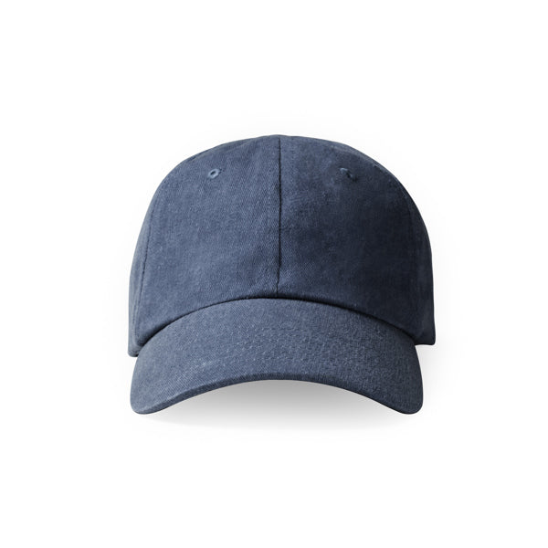 Cappello a 6 Sezioni Effetto Scolorito – 100% Cotone, Ventilato, Chiusura a Velcro