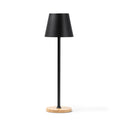 Lampada in Metallo e Bambù con Touchscreen LED 1200 mAh e 3 Modalità di Illuminazione
