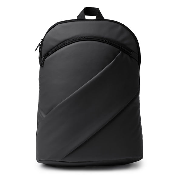 Zaino in Pelle PU – Tasca Laptop 15", Due Tasche Zip, Manici e Schienale Imbottiti, Cinghia Trolley
