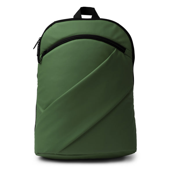 Zaino in Pelle PU – Tasca Laptop 15", Due Tasche Zip, Manici e Schienale Imbottiti, Cinghia Trolley