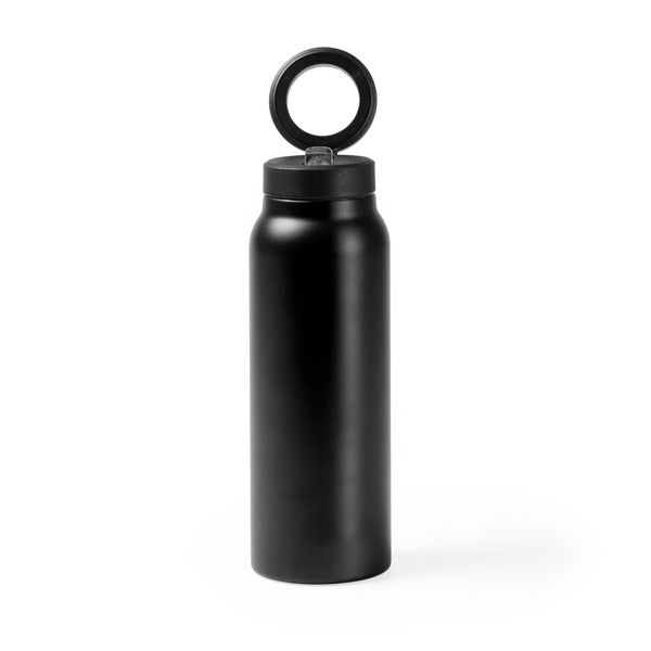 Borraccia Termica in Acciaio Inossidabile Riciclato 750ml – Cannuccia Pieghevole e Anello Magnetico