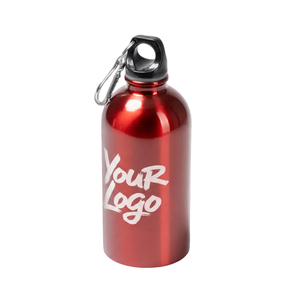 Borraccia acciaio inox 304 riciclato 500ml – finitura lucida | da 30 pz | stampa 1 colore compresa