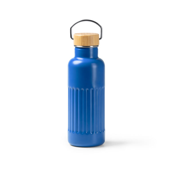 Borraccia Termica in Acciaio Inossidabile Riciclato 500ml – Coperchio in Bambù