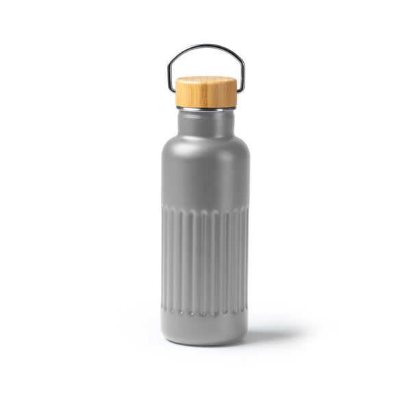 Borraccia Termica in Acciaio Inossidabile Riciclato 500ml – Coperchio in Bambù