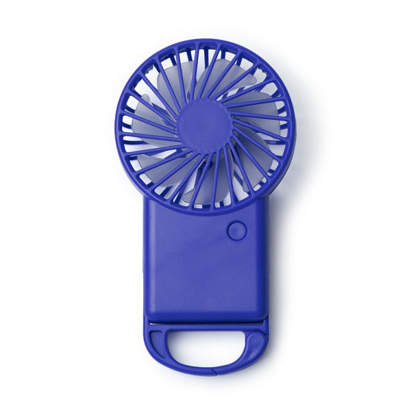 Ventilatore Portatile in ABS Riciclato – 3 Velocità, Moschettone e Supporto