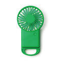 Ventilatore Portatile in ABS Riciclato – 3 Velocità, Moschettone e Supporto