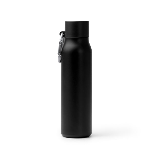 Borraccia Termica in Acciaio Inossidabile Riciclato 550ml – Finitura Opaca con Moschettone