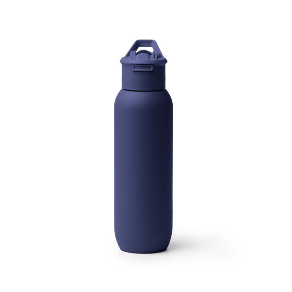 Borraccia Termica in Acciaio Inossidabile Riciclato 500ml – Cannuccia in Silicone One-Touch