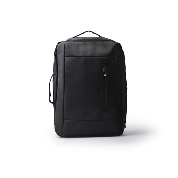 Zaino da Viaggio in Pelle PU – Antifurto Imbottito 12", Zip Idrorepellente, Espandibile e Trolley