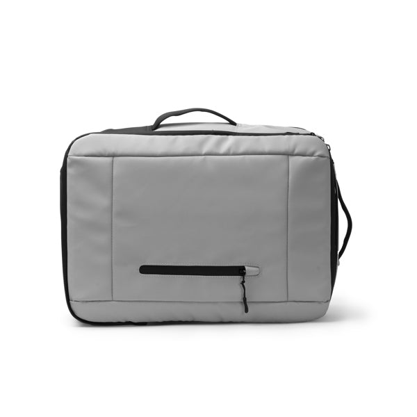 Zaino da Viaggio in Pelle PU – Antifurto Imbottito 12", Zip Idrorepellente, Espandibile e Trolley