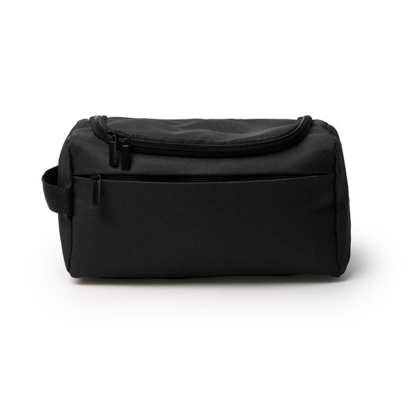 Necessaire in RPET 600D – Tasca Interna Mesh, Zip Invisibile Frontale e Manico Laterale