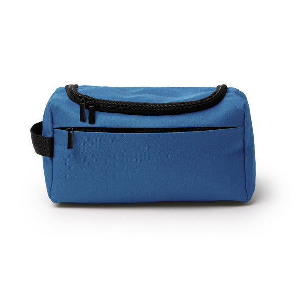 Necessaire in RPET 600D – Tasca Interna Mesh, Zip Invisibile Frontale e Manico Laterale