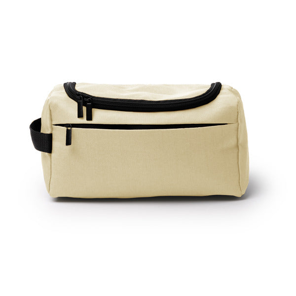 Necessaire in RPET 600D – Tasca Interna Mesh, Zip Invisibile Frontale e Manico Laterale