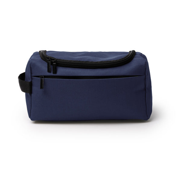 Necessaire in RPET 600D – Tasca Interna Mesh, Zip Invisibile Frontale e Manico Laterale
