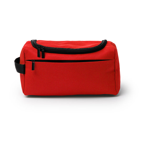 Necessaire in RPET 600D – Tasca Interna Mesh, Zip Invisibile Frontale e Manico Laterale