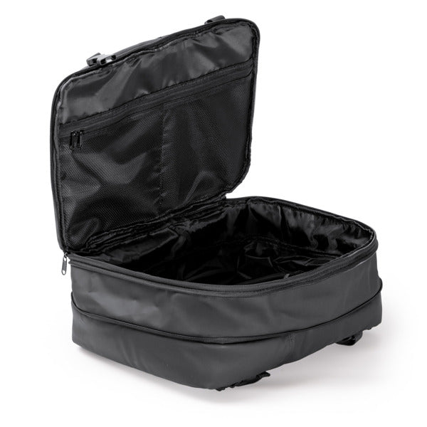 Zaino Allungabile in Pelle PU con Compressione Sottovuoto – Pompa 30W, Laptop 17", Trolley
