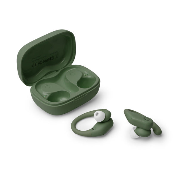 Auricolari Wireless Ergonomici con Custodia Touch Screen | Display 9 Lingue