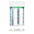 Calendario Olandese 2290-13 – 2027 da Muro Personalizzato, Area Stampa 29,2x9,4 cm, da 100 pezzi personalizzazione compresa