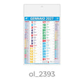 Calendario Olandese 2293 – 2027 da Muro Personalizzato, Area Stampa 29,2x9,4 cm, da 100 pezzi personalizzazione compresa
