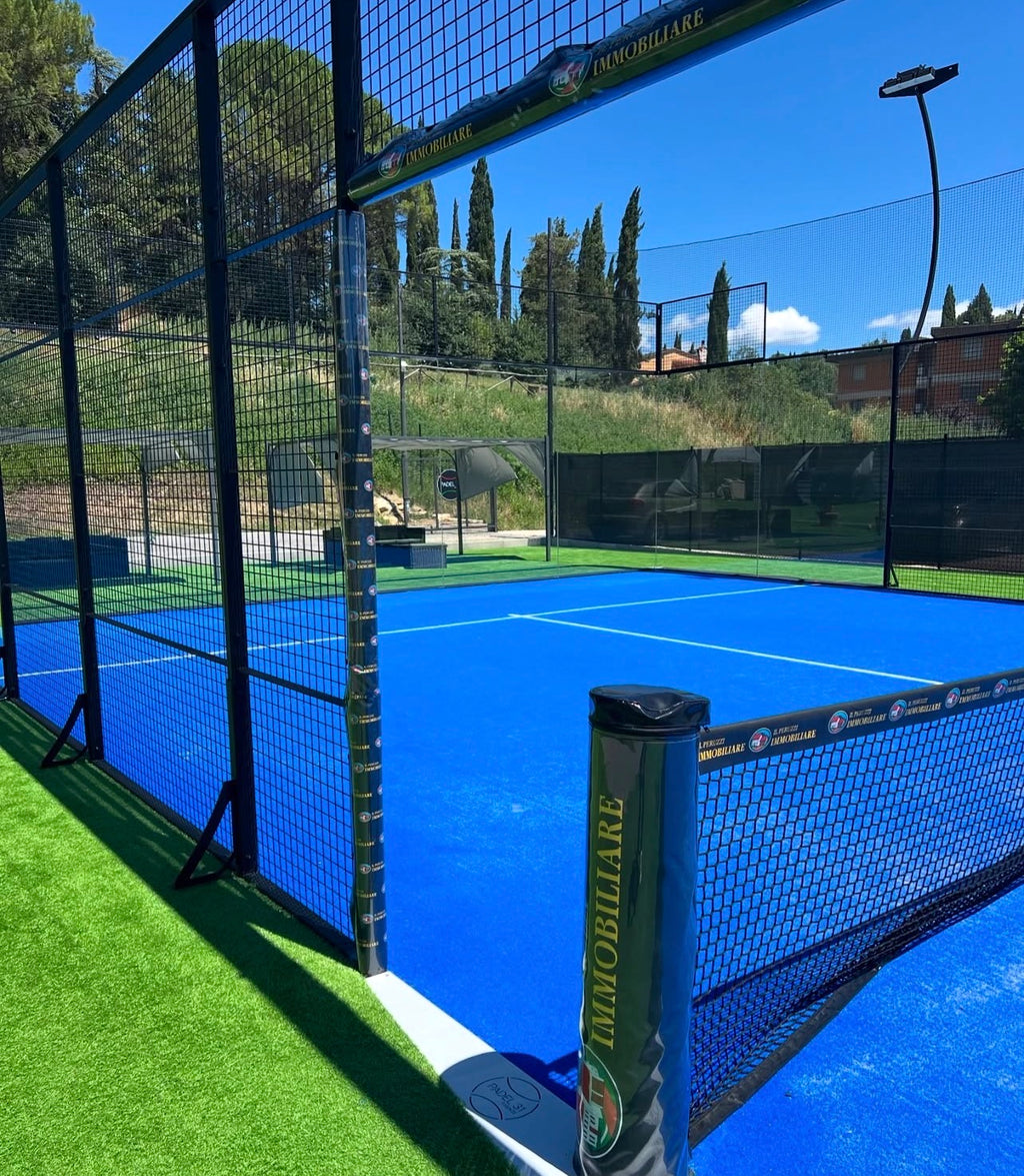 Padel Court Protection Kit with Sponsor Pockets - 8 Customizable Protections