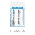 Calendario Olandese 2325-02 – 2027 da Muro Personalizzato, Area Stampa 29,2x9,4 cm, da 100 pezzi personalizzazione compresa