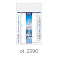 Calendario Olandese 2390 – 2027 da Muro Personalizzato, Area Stampa 29,2x9,4 cm, da 100 pezzi personalizzazione compresa