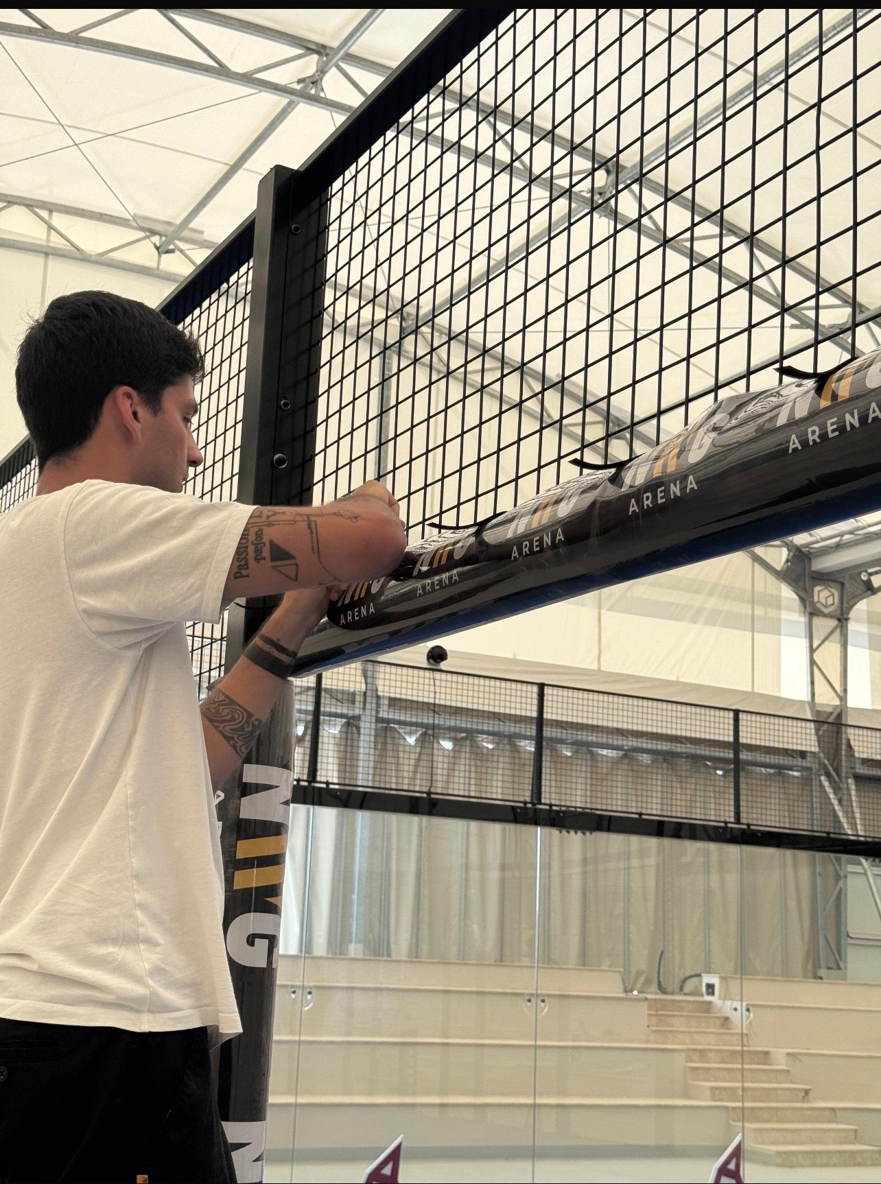 Padel Court Protection Kit with Sponsor Pockets - 8 Customizable Protections