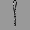 Lanyard with Retractable Accessory and Carabiner Included | 1-Color Print from 100 pcs